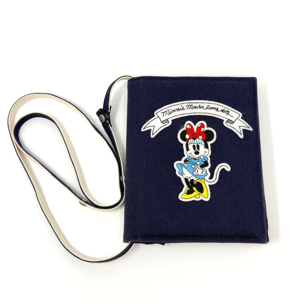 Uniqlo Olympia Le-Tan‎ Minnie Mouse Crossbody Bag Blue Canvas
